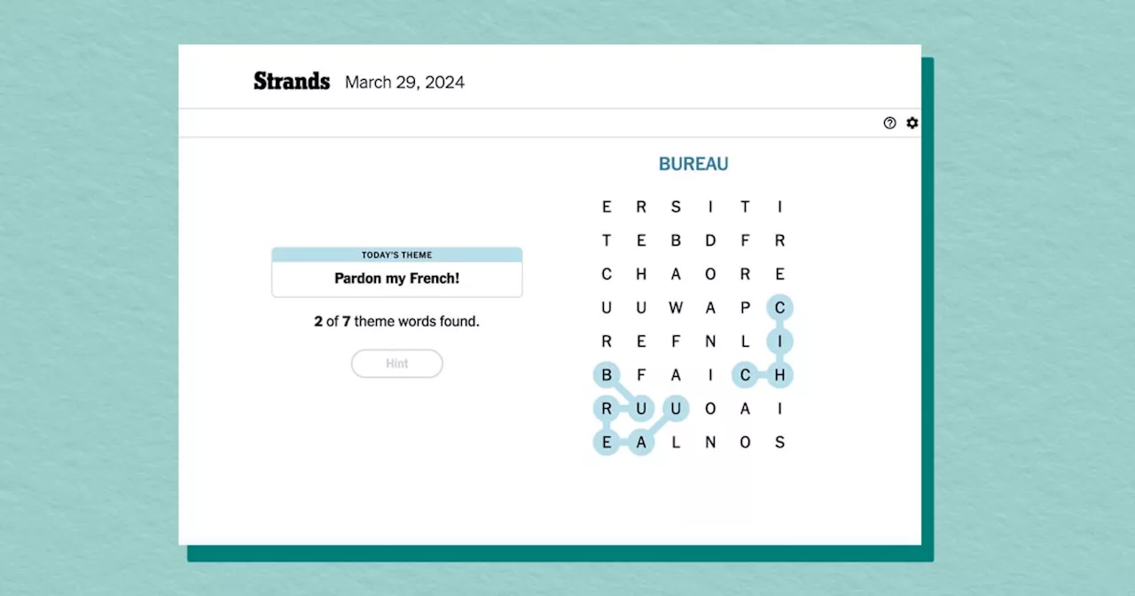 What Is Strands? How to Play New York Times Word Search Game | Today ...