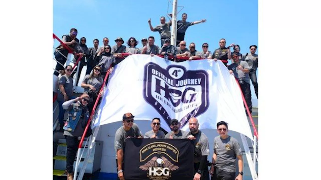 Melintasi Jawa hingga Bali, Begini Keseruan Touring HOG Anak Elang Official Journey ke-4