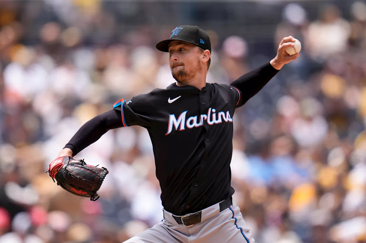 Garrett outlasts Darvish, Marlins beat Padres to avoid sweep