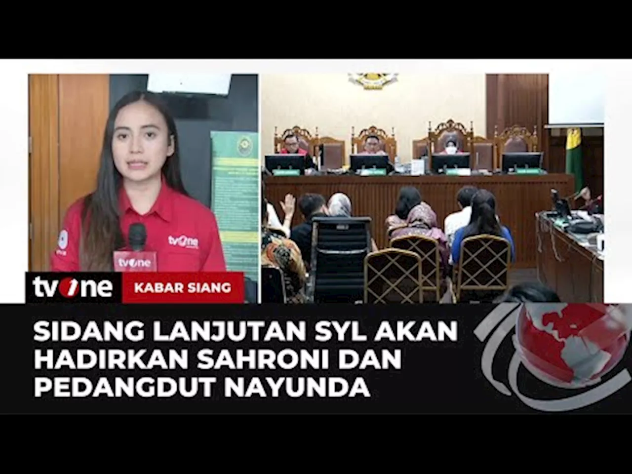 Ahmad Sahroni dan Pedangdut Nayunda jadi Saksi di Sidang SYL Hari Ini