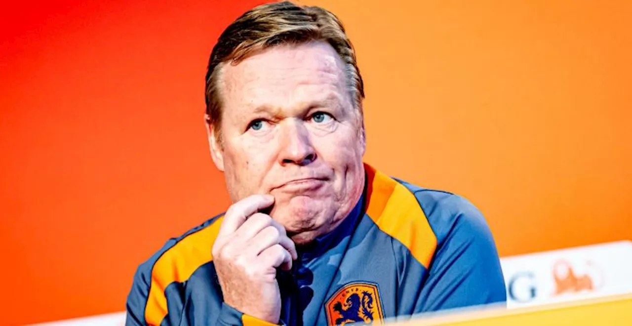 Koeman baalt van Oranje-afvaller: 'Bijna zeker bij de groep gezeten'