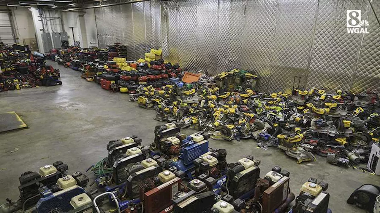 Police recover 15,000 construction tools stolen in Maryland, Pennsylvania, Virginia