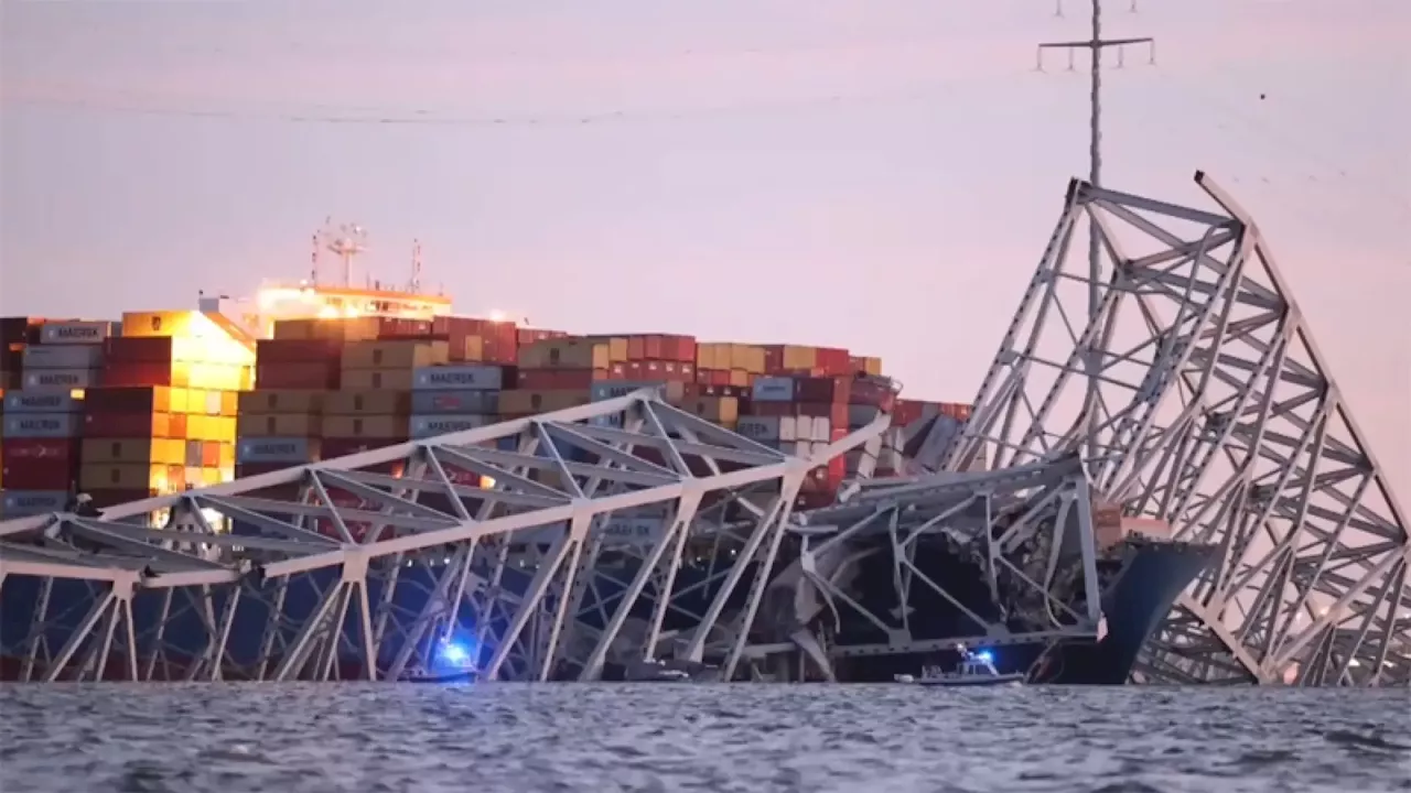 Encuentran el cuerpo de una quinta víctima en el accidente del puerto de Baltimore