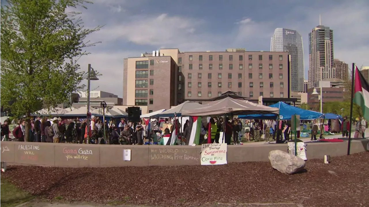 Denver Police chief says there's no plan to sweep the Auraria Campus protest again