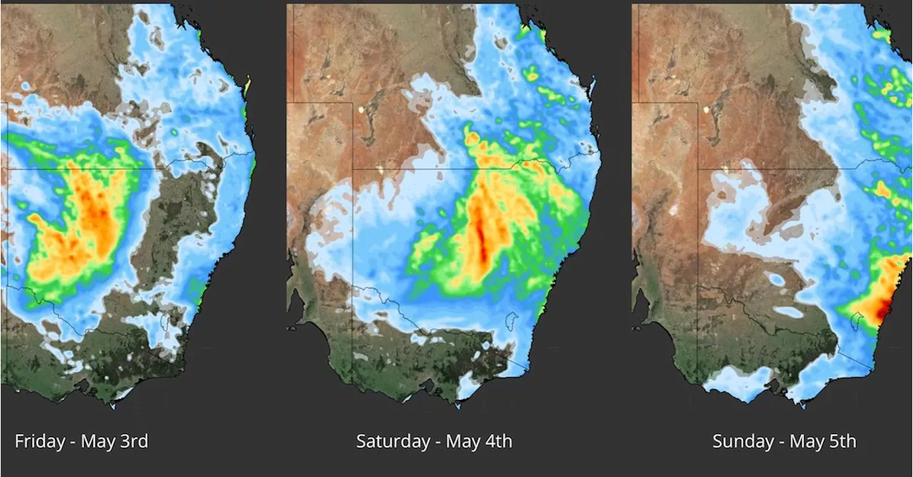 When will it stop raining in New South Wales?