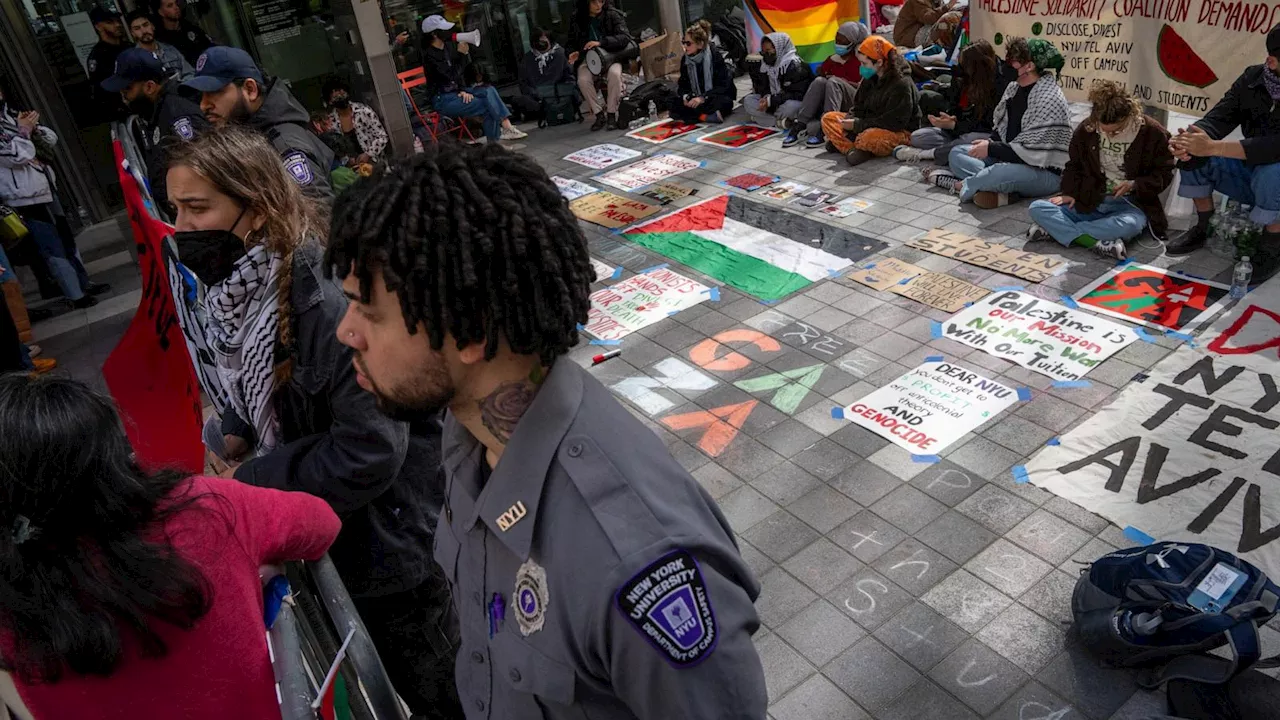 College protests updates: NYPD sergeant accidentally discharged gun at Columbia