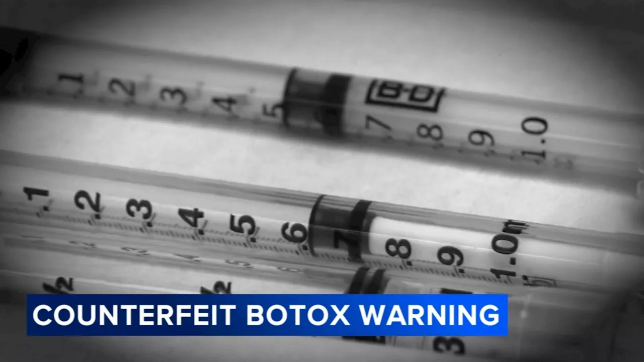 CDC issues health advisory about risks of counterfeit or mishandled Botox injections