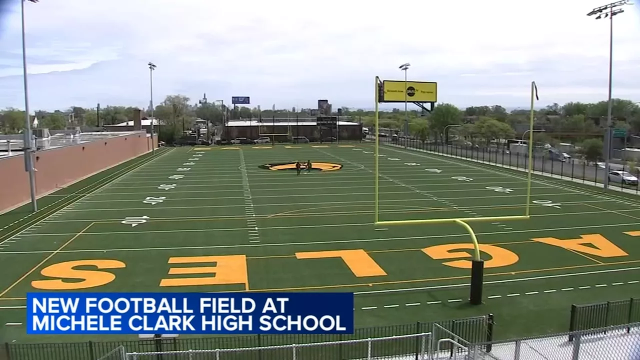 New football field opens for Michele Clark Magnet High School in Austin