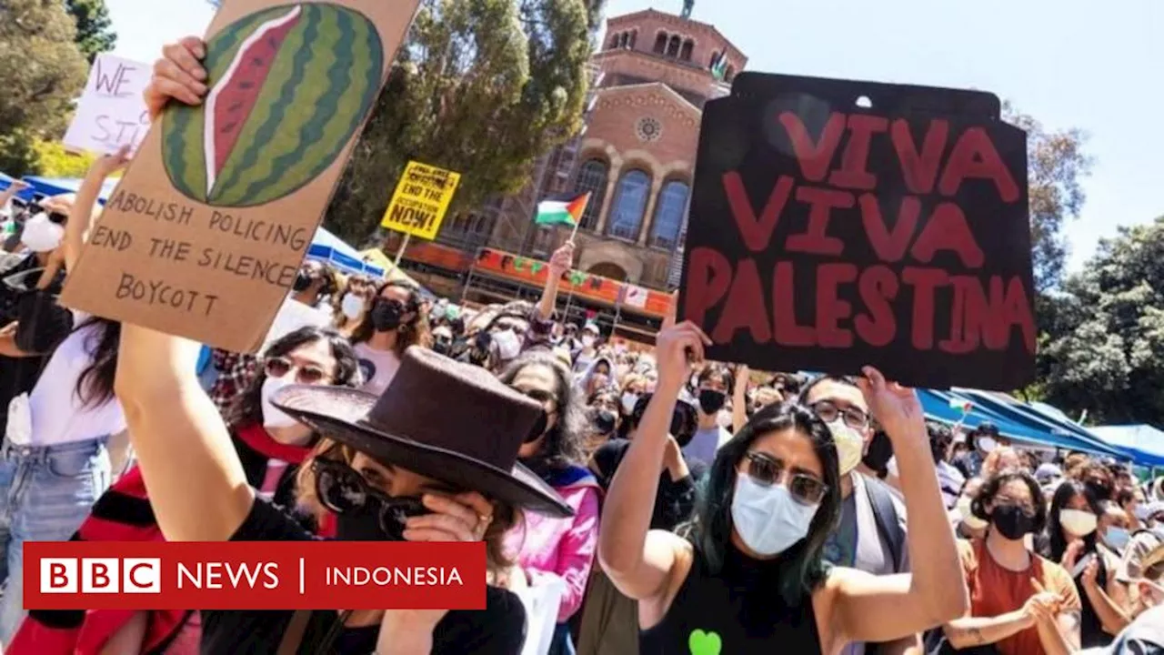 Israel-Gaza: Ketika demonstrasi mahasiswa mencerminkan ketegangan di AS akibat konflik Israel dan Palestina