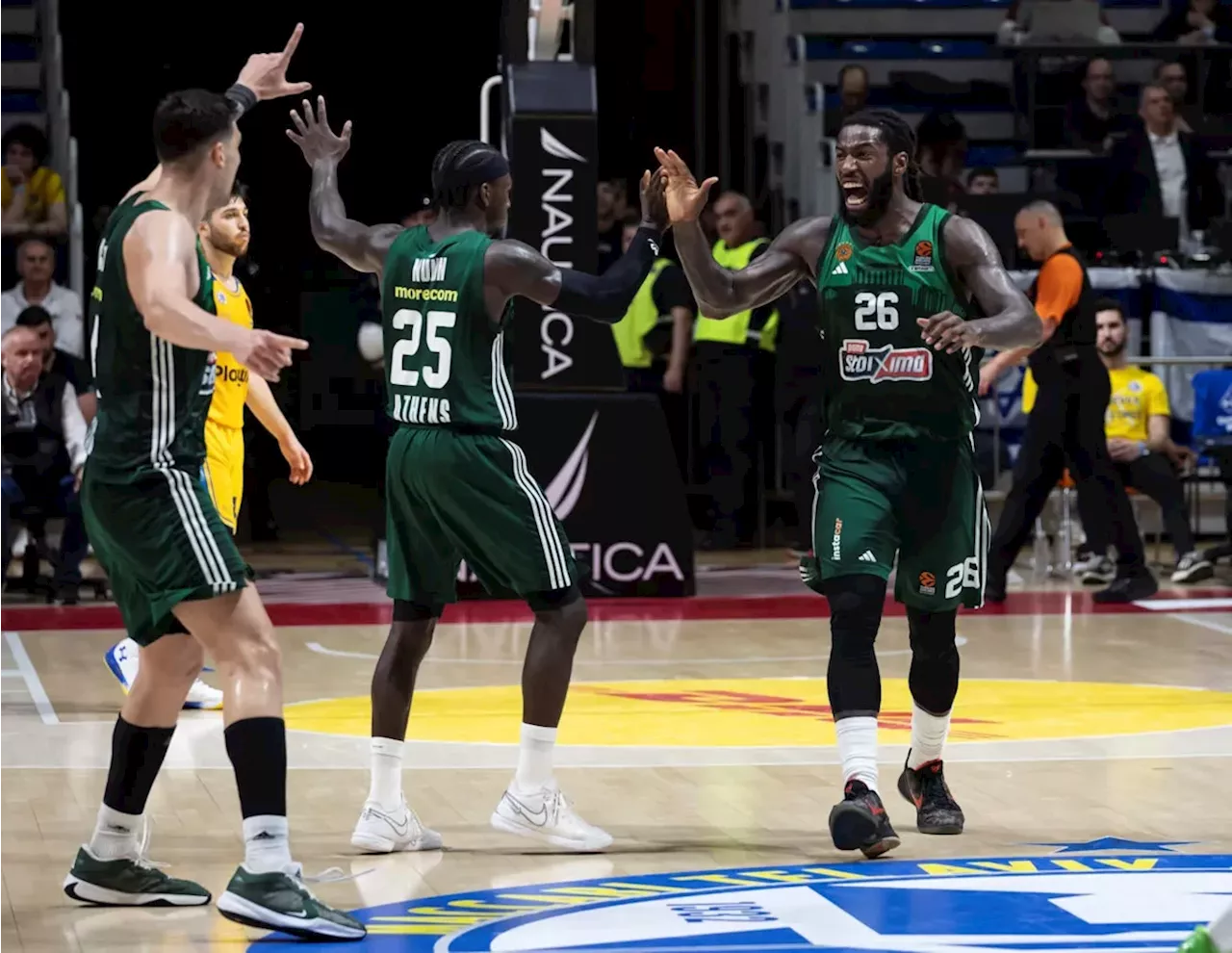 Le Panathinaïkos reste en vie grâce au trio Lessort – Sloukas