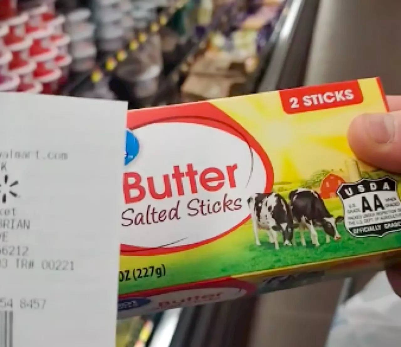 Shopper Claims Walmart Is Overcharging for Great Value Butter: 'Walmart Always Does This'