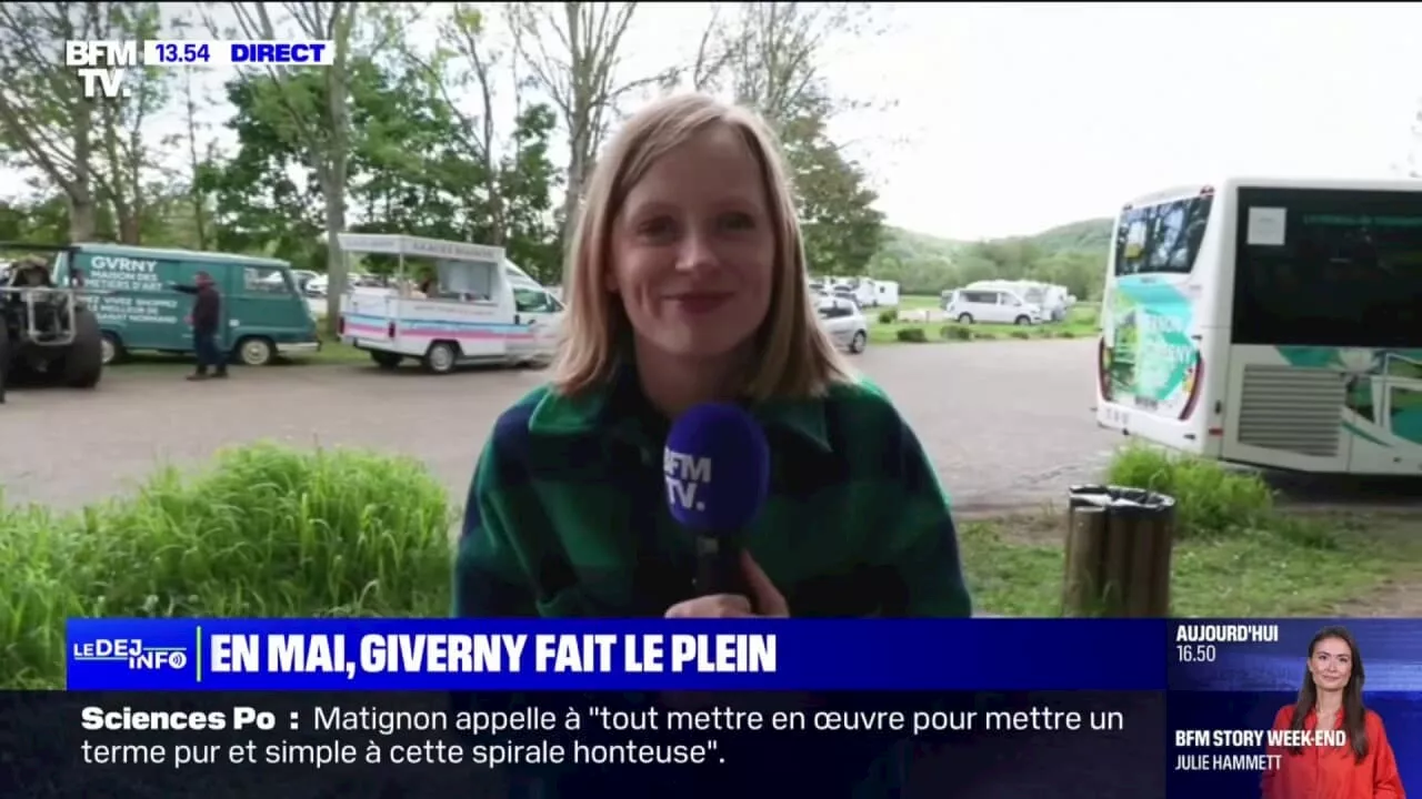 Le village de Giverny fait le plein de visiteurs pour les ponts de mai