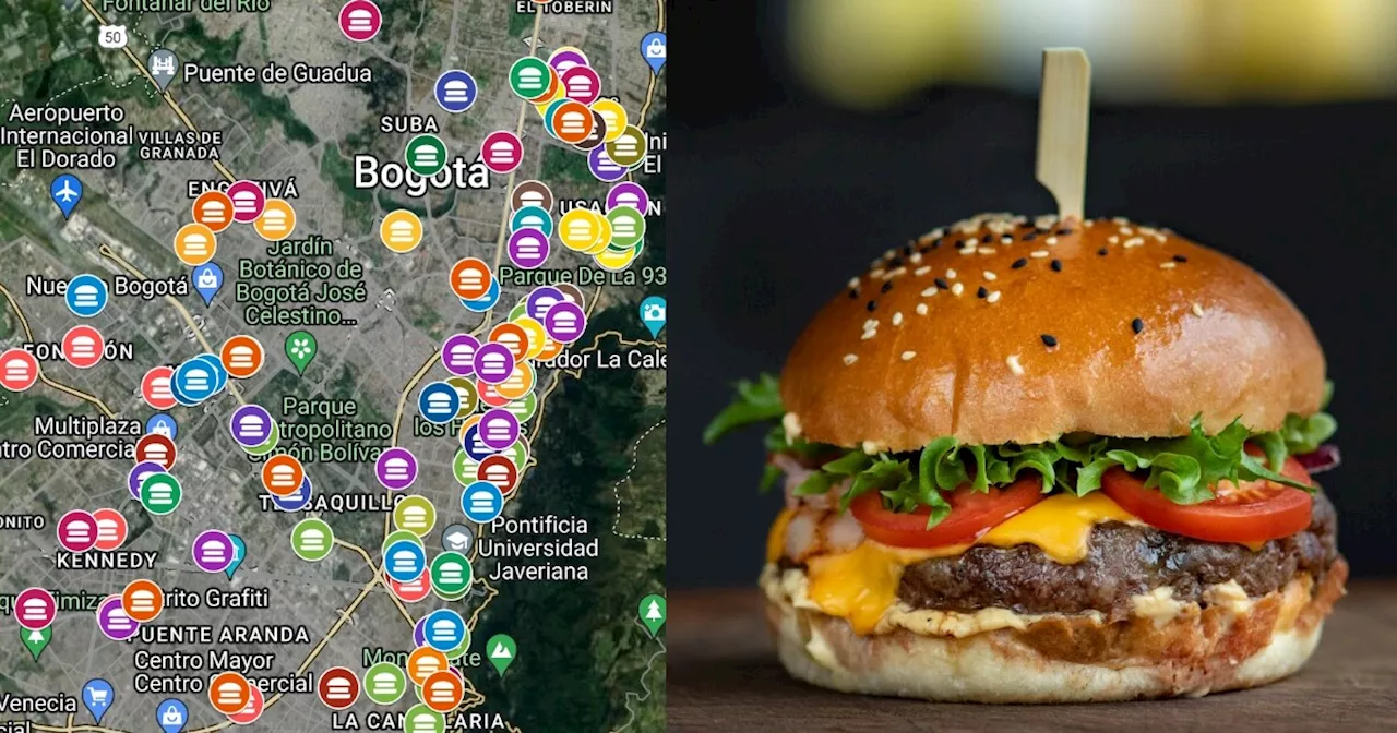 Burger Master 2024 en Bogotá: mapa de los principales restaurantes