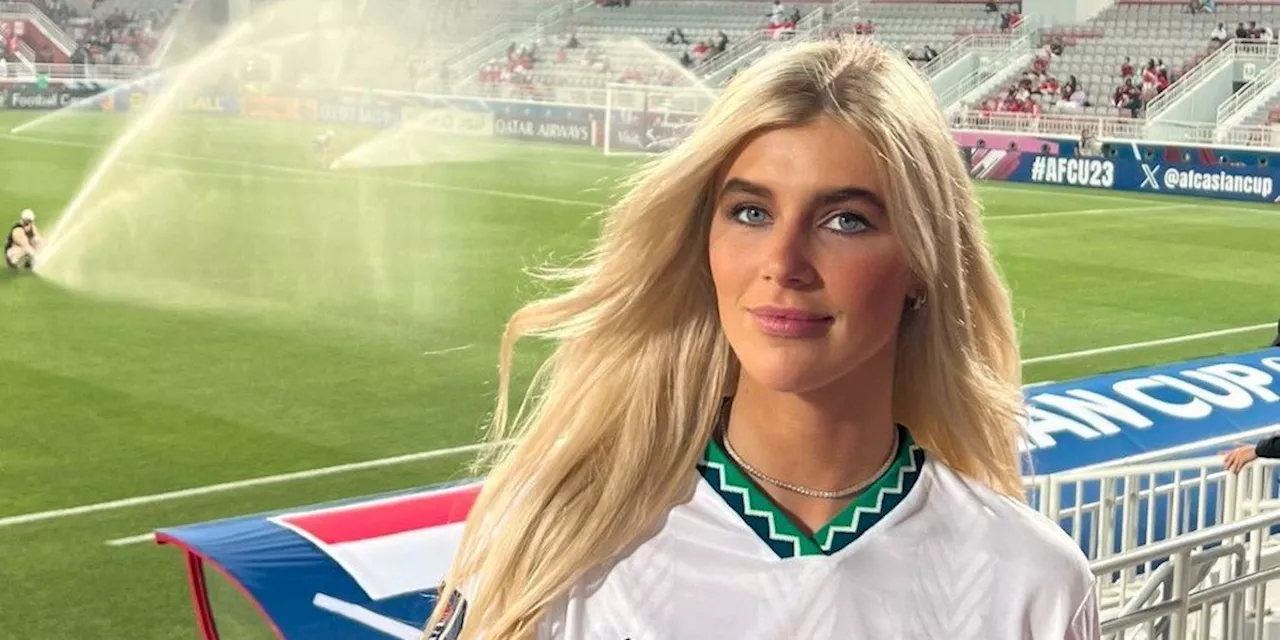 Pesona Bernice Mengers Pacar Cantik Ivar Jenner: Selalu Jadi Bidadari Tribune Saat Timnas Indonesia Main