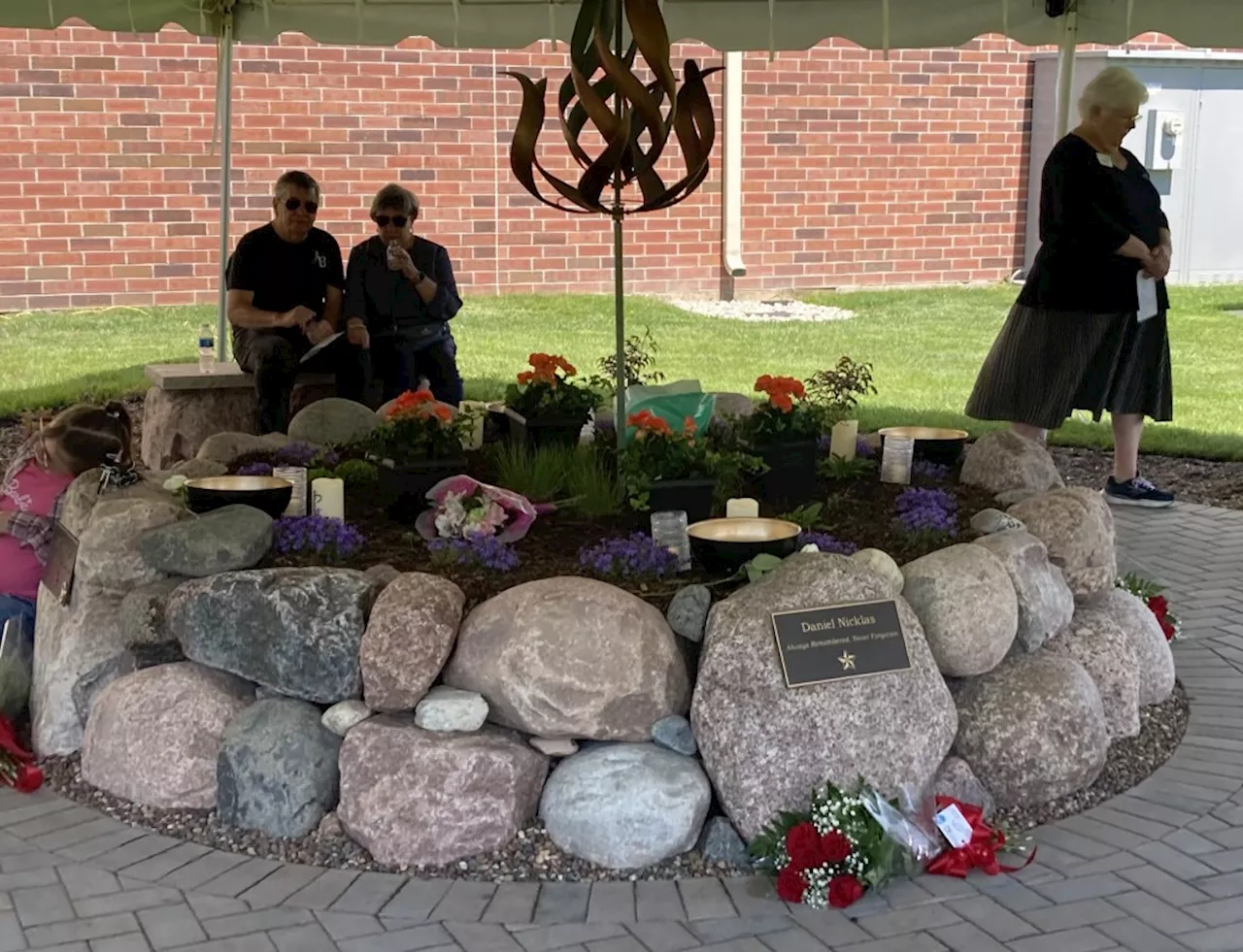 Memorial garden dedicated to victims of AB Specialty Silicones explosion; ‘This is an ideal place to come and remember’