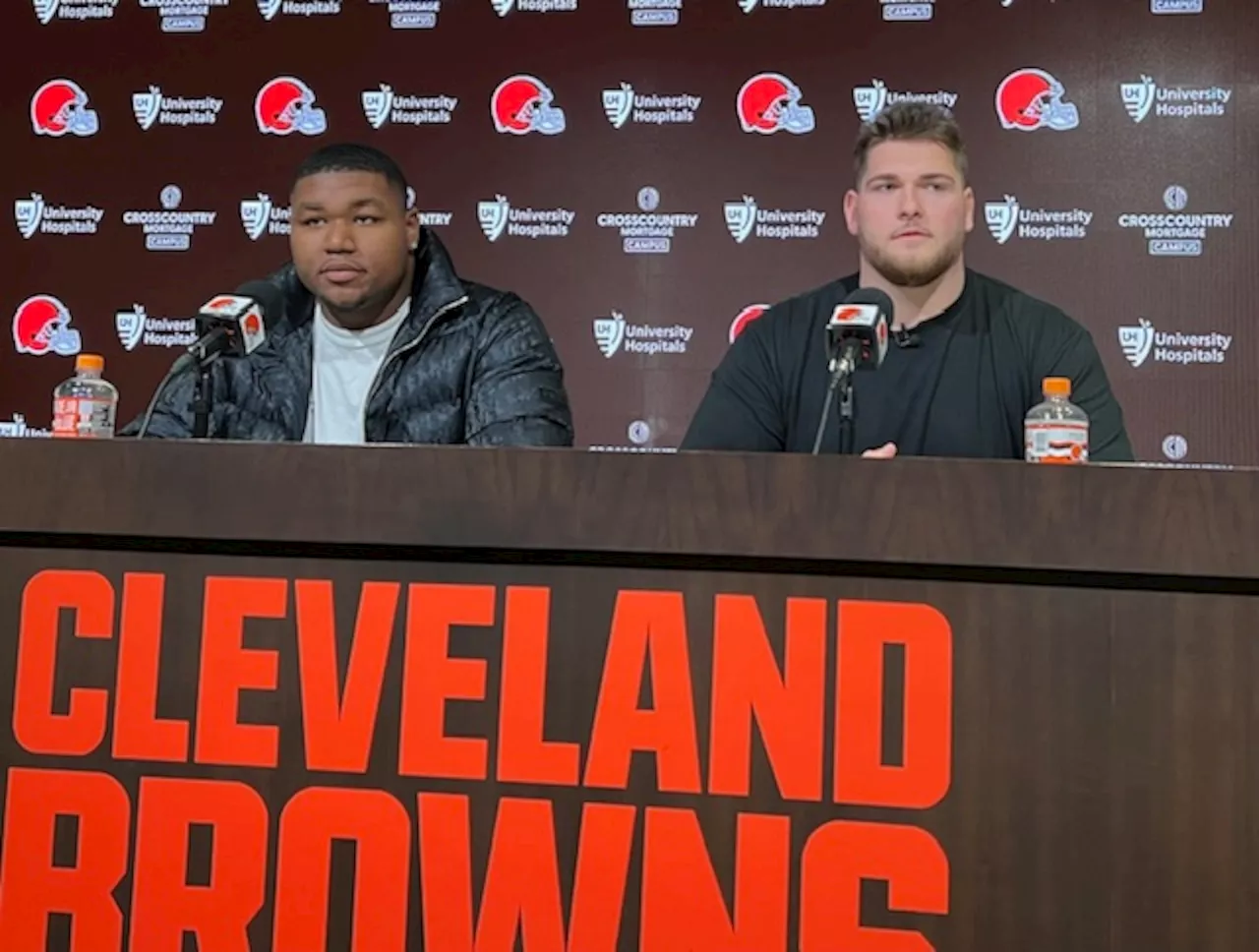 How the bizarre story of Browns’ top draft picks Mike Hall Jr. and Zak Zinter began, and how they want it to