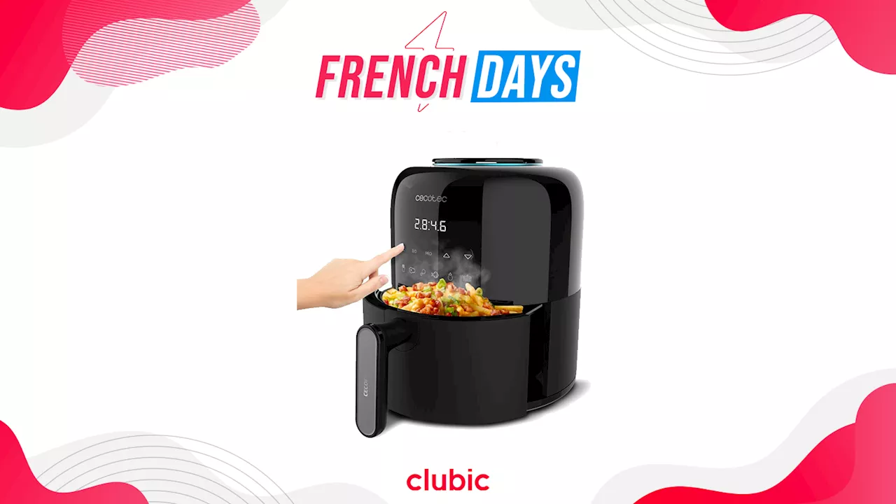 Une friteuse sans huile à moins de 40€, c'est possible pendant les French Days Amazon