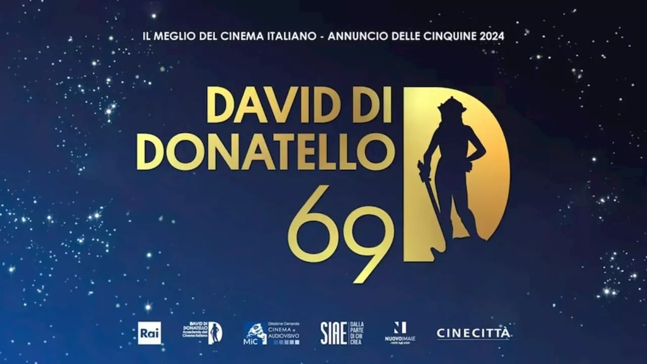 David di Donatello 2024, questa sera la cerimonia di premiazione in diretta su Rai1