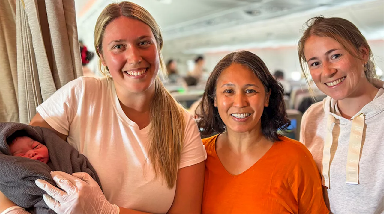 Two Ontario nurses help deliver baby during a flight going to Dubai