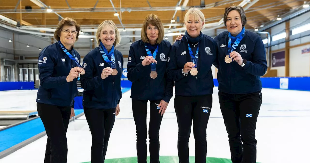 Joy for Ayrshire curling team as they pick up bronze medal at World Seniors