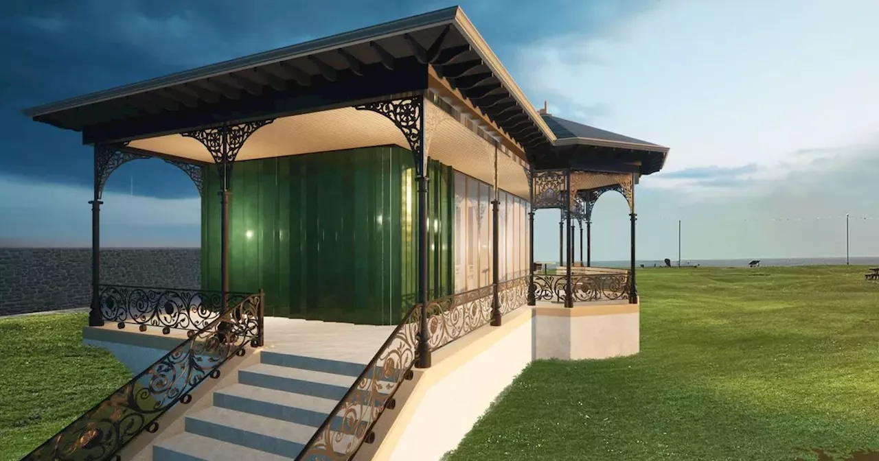 Stunning images show Ayrshire bandstand turned into a cafe and events space