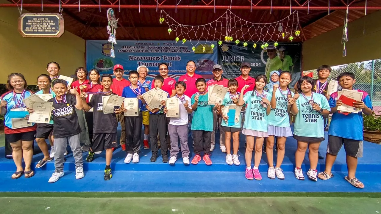 Persatuan Tenis Daerah Sandakan anjur Klinik Kejurulatihan Remaja, Sandakan Newcomers