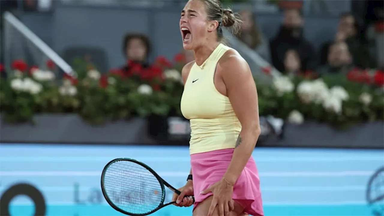 Champion Sabalenka sets up Swiatek rematch in Madrid Open final