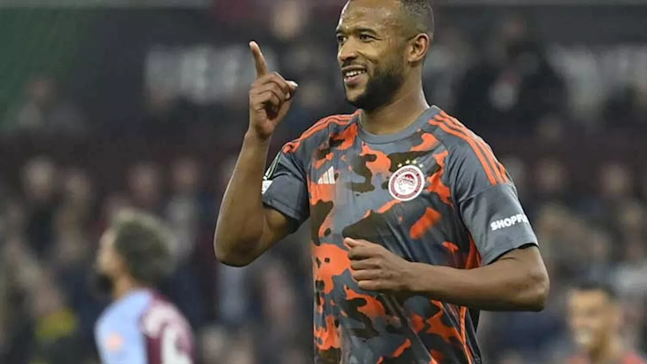 El Kaabi hits hat-trick as Olympiakos shock Aston Villa, Fiorentina edge Brugge