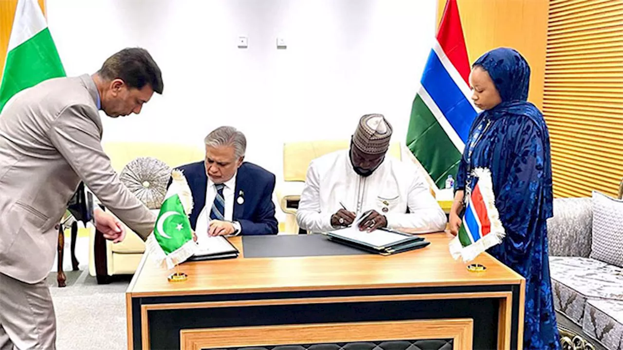 Pakistan, Gambian sign MoU on Bilateral Political Consultations