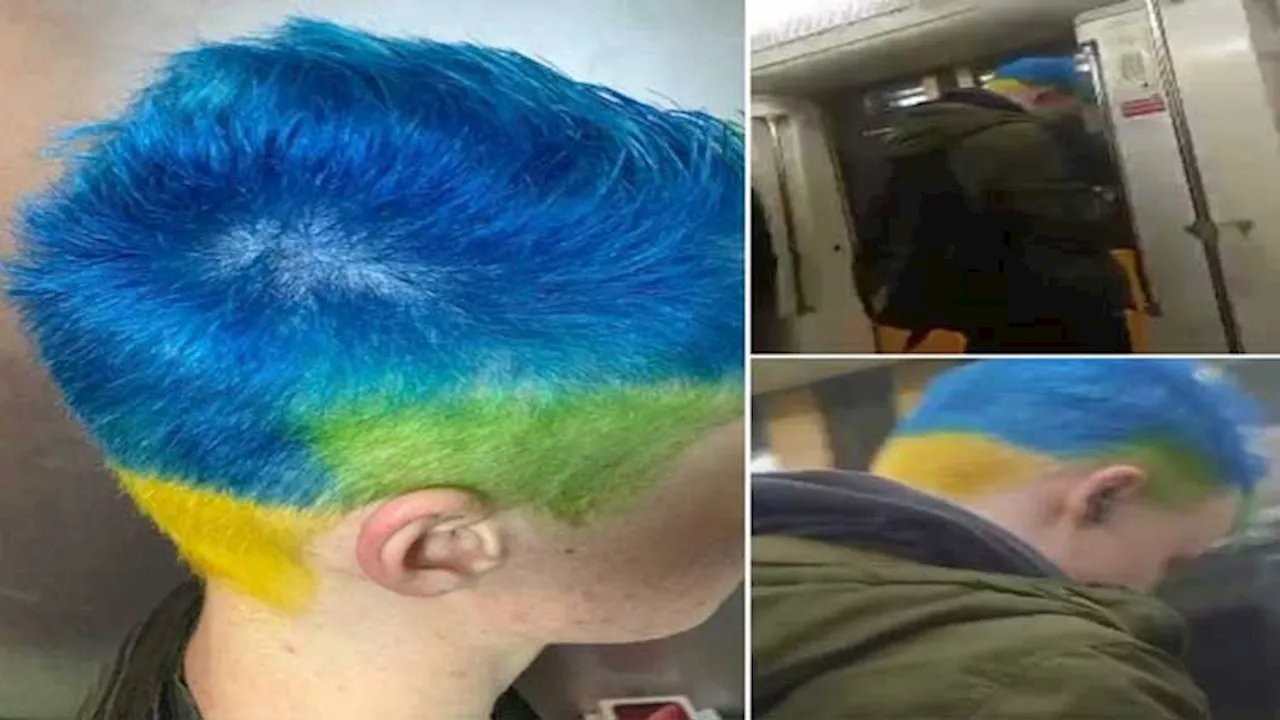 Russian man gets prosecuted for dyeing his hair yellow and blue