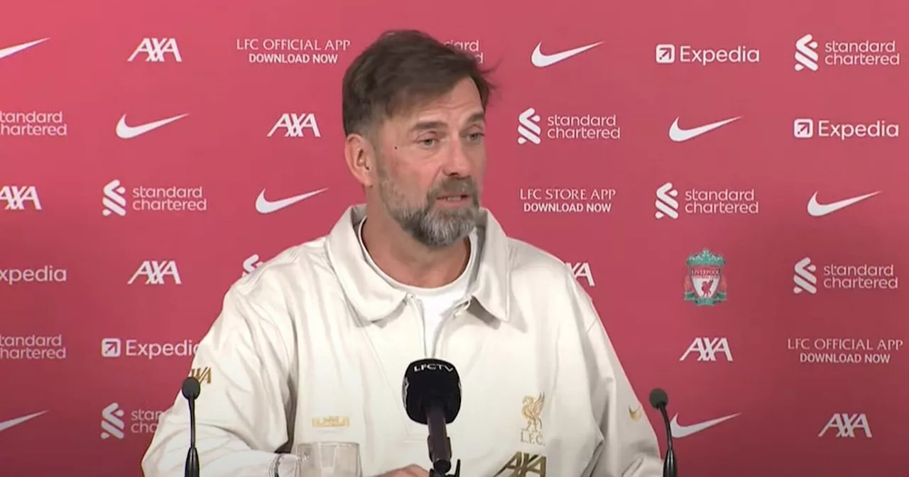 Jurgen Klopp press conference LIVE - Liverpool injury news, Mohamed Salah latest, Arne Slot update