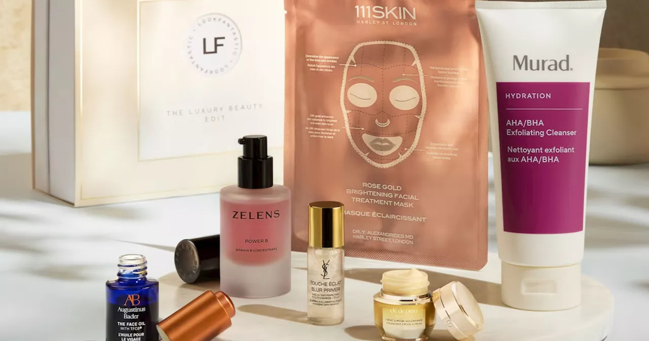 LookFantastic's luxury beauty box contains over £300 worth of high end products