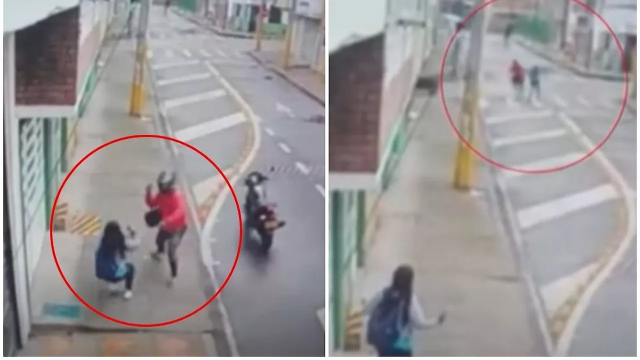 En video: motoladrón robó a dos mujeres en menos de un minuto en Bogotá