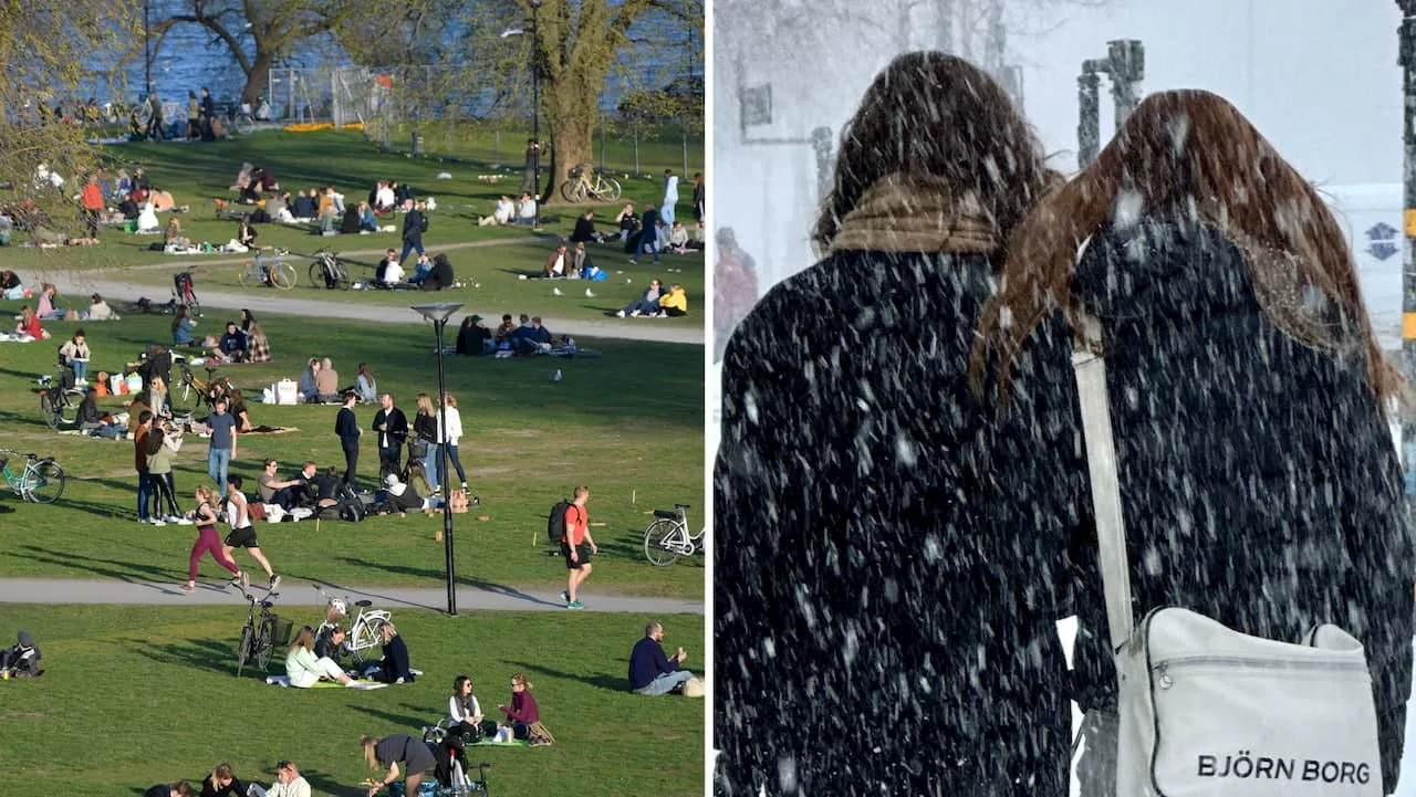 Sommarvärme på väg – men sedan snö