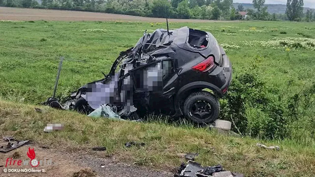 Nö: Eine Tote bei Frontalkollision Lkw und Pkw auf S5 bei Grunddorf (Grafenegg)