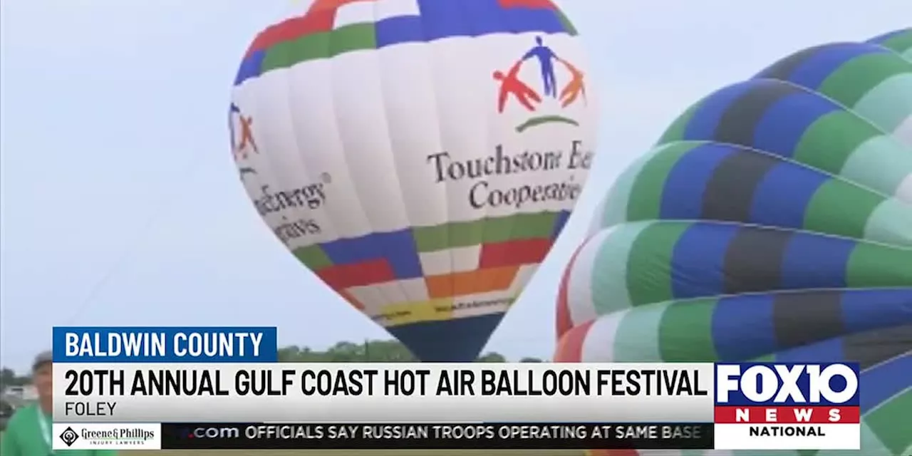 Annual Gulf Coast Hot Air Balloon Festival kicks off in Foley