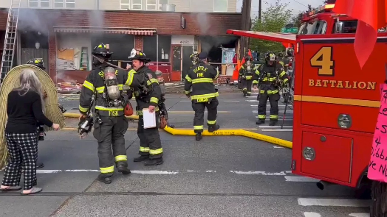 Neighbors describe explosion and fire that destroys Ballard cafe: 'Our whole house shook'