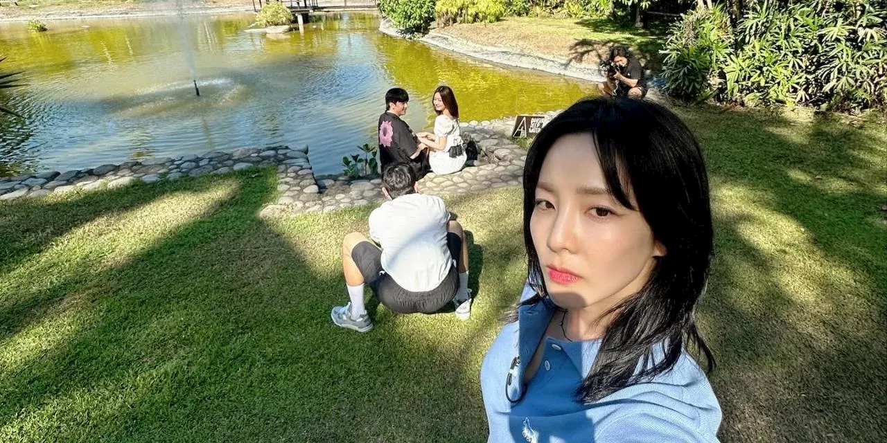 Sandara Park tours Lee Joon, Thunder, and Mimi in the Philippines