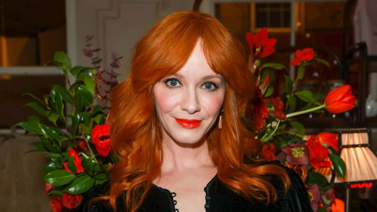 Christina Hendricks has super short hair in fresh-faced throwback photo — fans can't get over her freckles