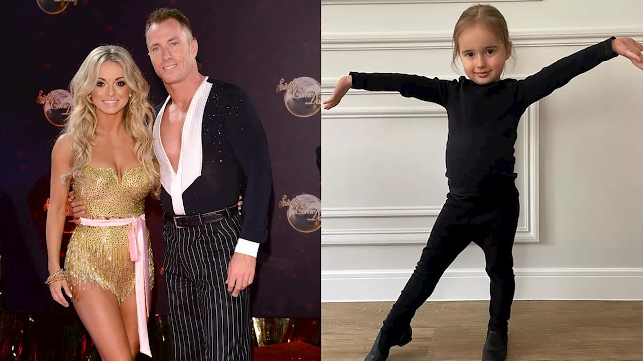 Exclusive video: James and Ola Jordan's excitement as daughter Ella, 4, follows in their Strictly footsteps