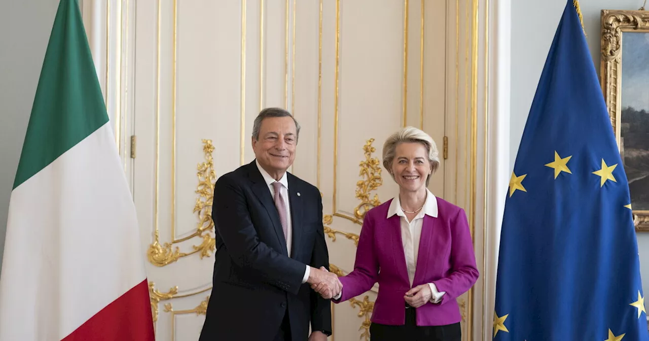 Incontro riservato questa mattina a Bruxelles tra Mario Draghi e Ursula von der Leyen