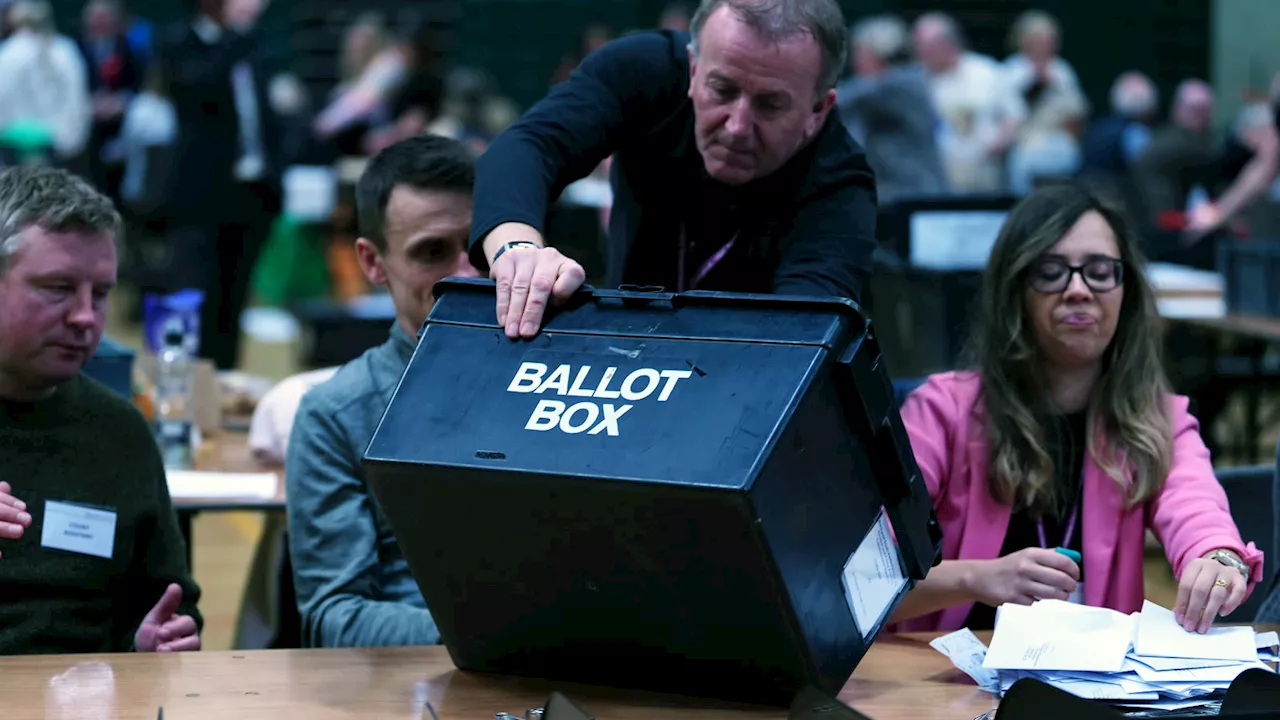 Local elections 2024: Votes are counted as Labour makes early gains