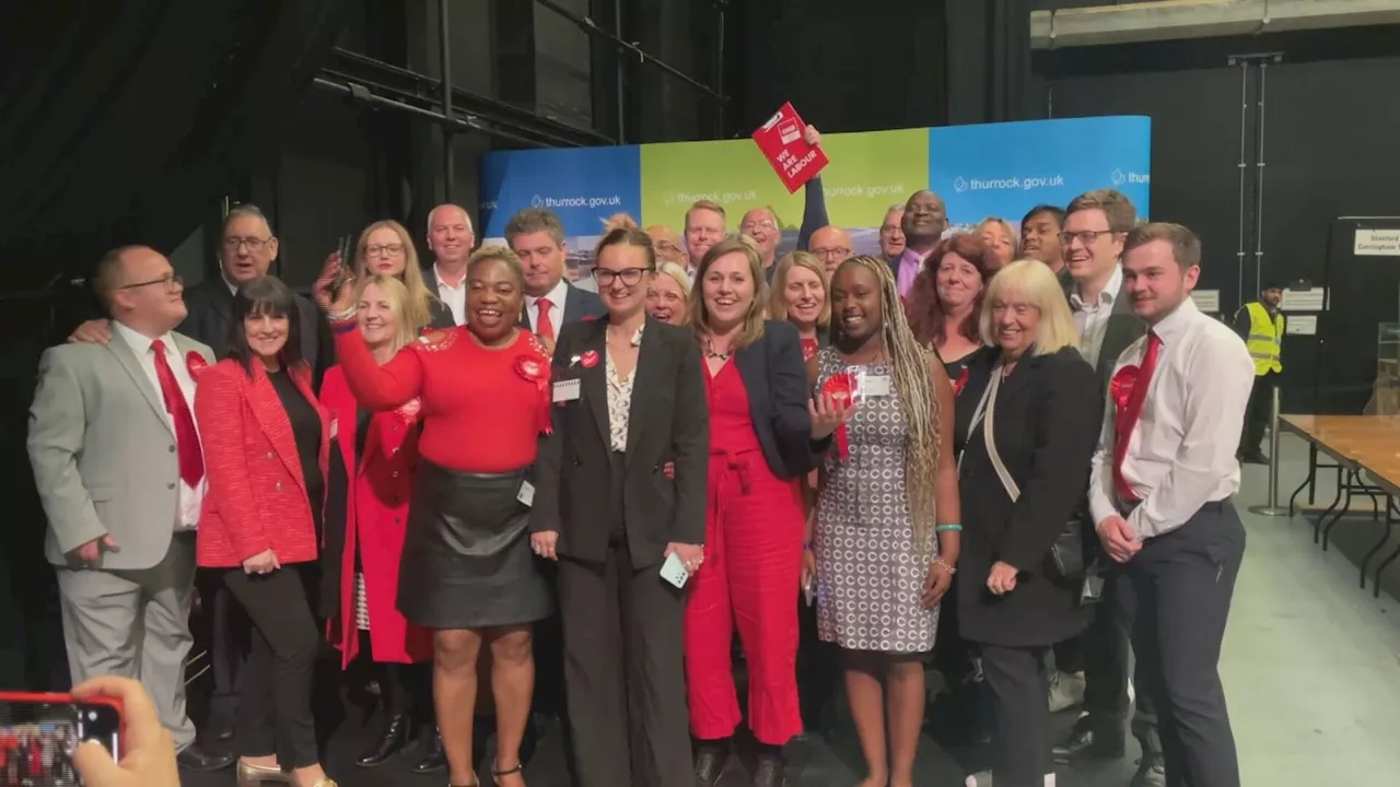 Labour take control of Thurrock Council as Conservatives lose seats