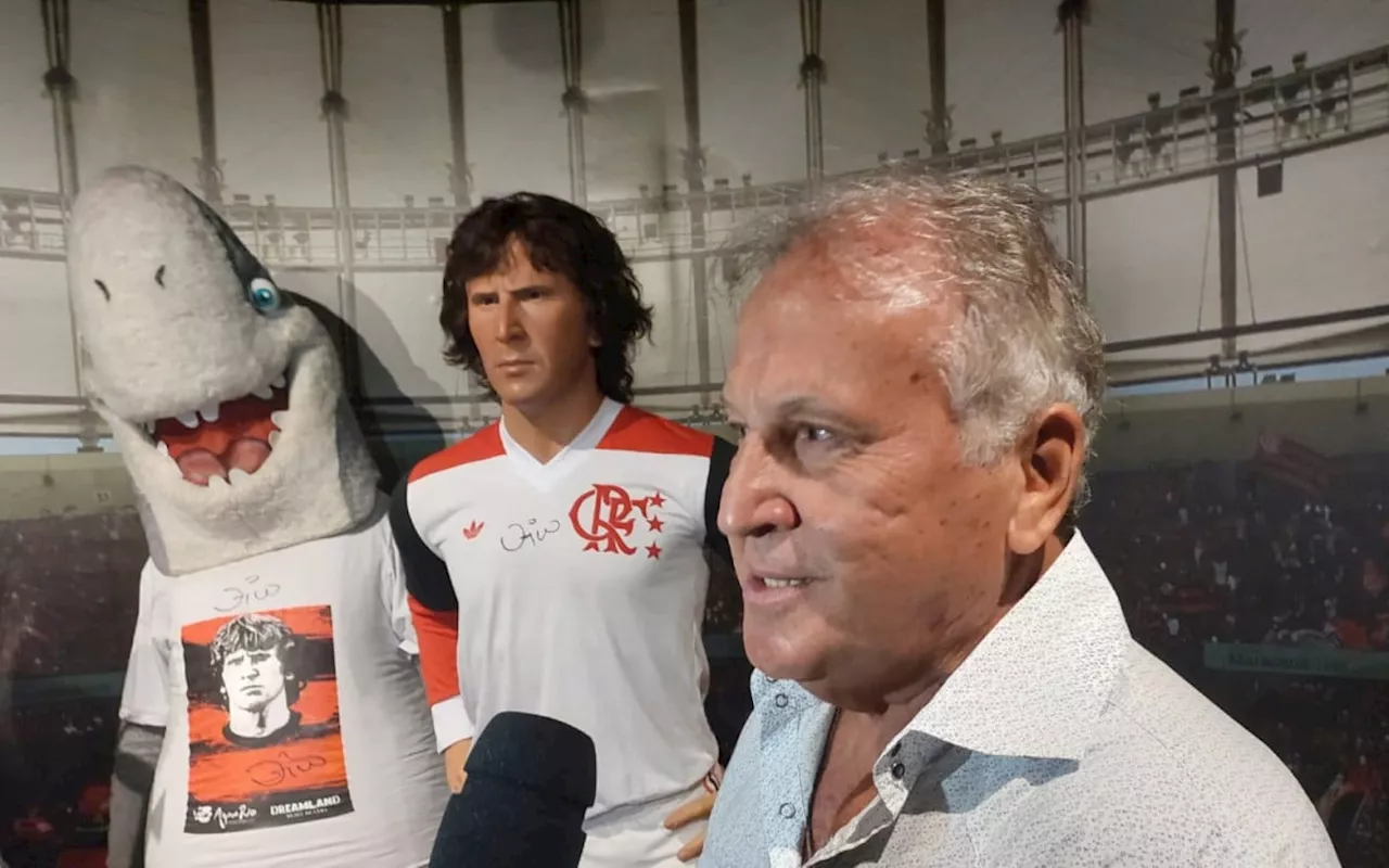Zico evita comentar polêmica com presidente do Flamengo: ‘Cada um fala o que quer’