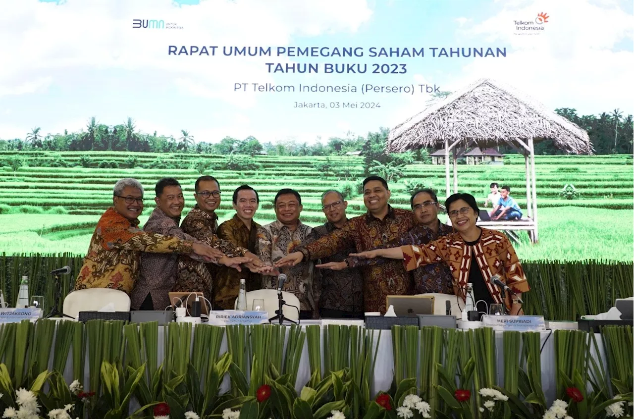 RUPST Tahun Buku 2023: Telkom Bagikan Dividen Rp17,68 Triliun