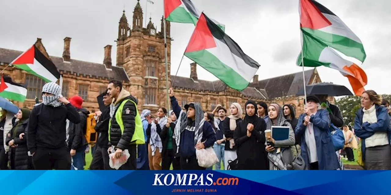 Protes Pro-Palestina Menyebar di Kampus-kampus Australia, Negara Sekutu Israel Lainnya