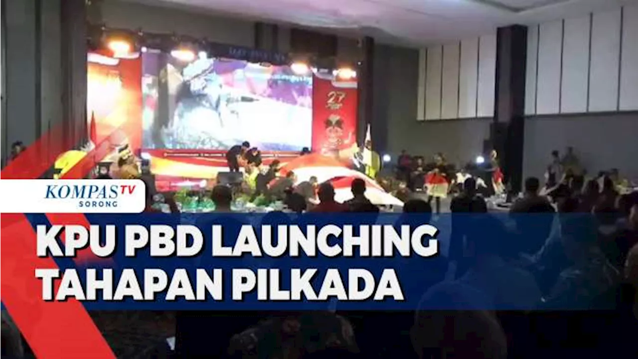 KPU Papua Barat Daya Resmi Launching Pilkada Serentak