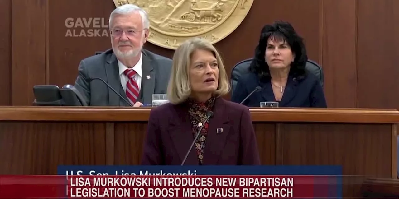 Lisa Murkowski introduces historic legislation for menopause research