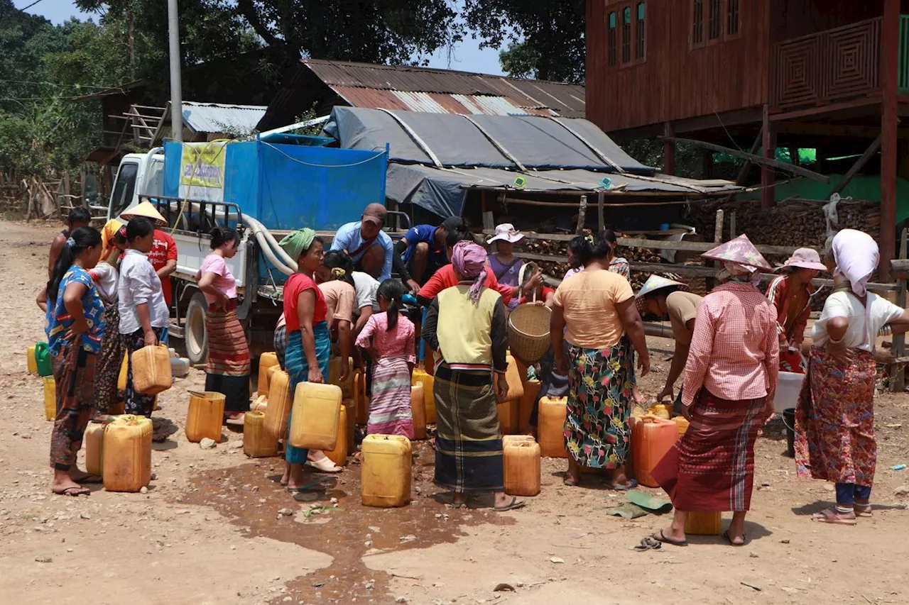 Canicule en Birmanie: l'accès à l'eau, nouveau péril pour les personnes déplacées