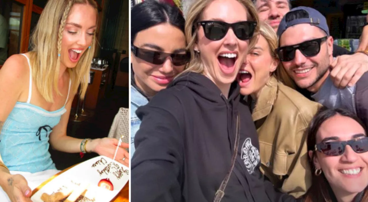 Chiara Ferragni, pazza gioia con gli amici a Malibu: torta a sorpresa e candelina per festeggiare (in anticipo